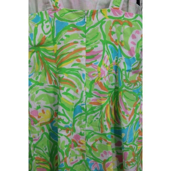 Lilly Pulitzer Fryer Shift Dress Elephant Ears Print Size 2 - Picture 5 of 7